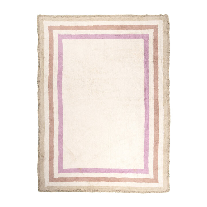 Waschbarer Kinderteppich - Milo Rosa - 1