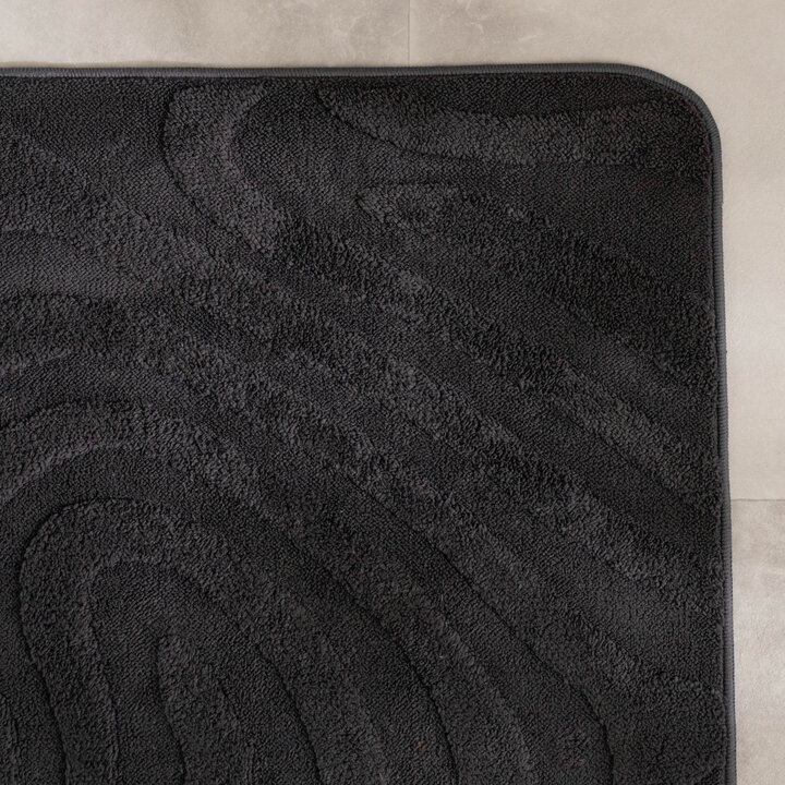 Badteppich - Cassie Shapes Schwarz - 4