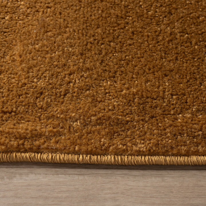 Kurzflor Teppich - Essenza Ockergelb - 5