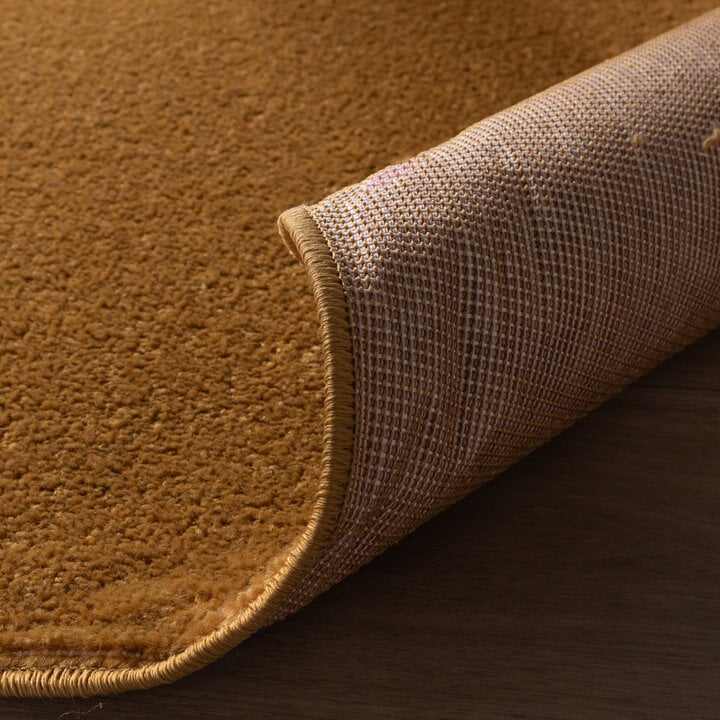 Kurzflor Teppich - Essenza Ockergelb - 6