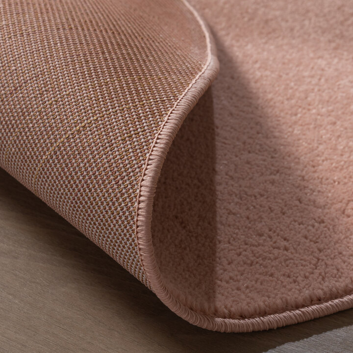 Runder Kurzflor Teppich - Essenza Rosa - 6