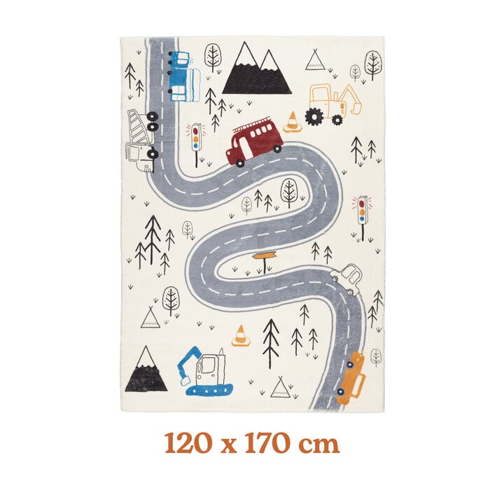 Spielteppich Auto - Dex Road Blau - 7