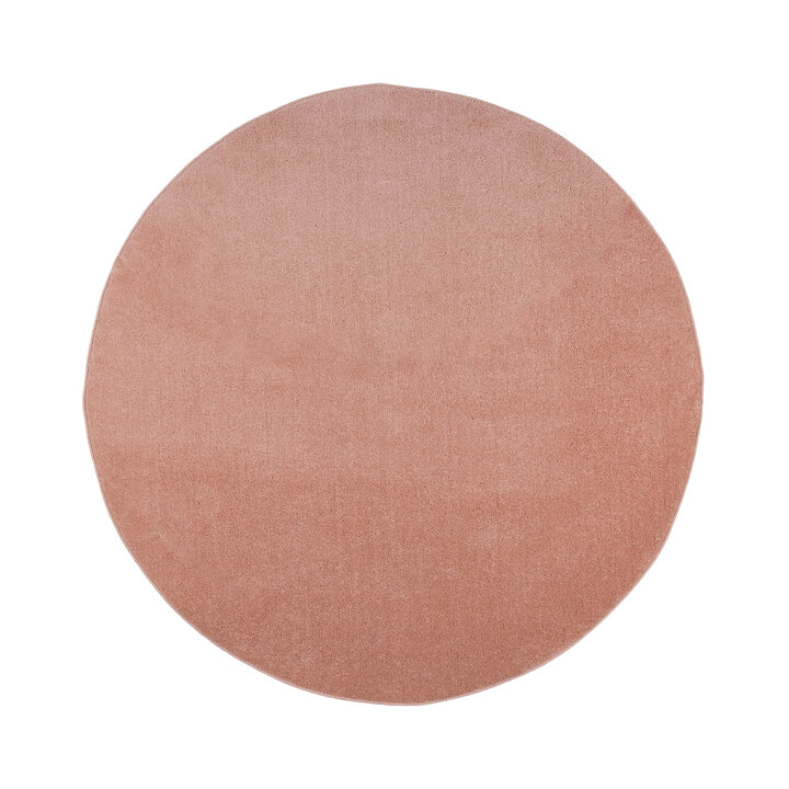 Runder Kurzflor Teppich - Essenza Rosa - 1