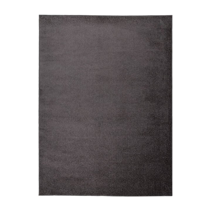 Kurzflor Teppich - Essenza Dunkelgrau - 1