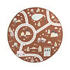 Auto Spielteppich Rund - Rocky Ride Terracotta - thumbnail 1