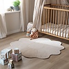 Kinderteppich Rund - Coco Blume Beige - thumbnail