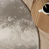 Industrielle Teppiche Rund - Raphael Beige Taupe - thumbnail 2