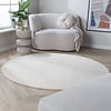 Waschbarer Teppich Rund - Vivid Beige - thumbnail