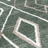 Berberteppich Rund - Blend Diamond Grün - thumbnail 2