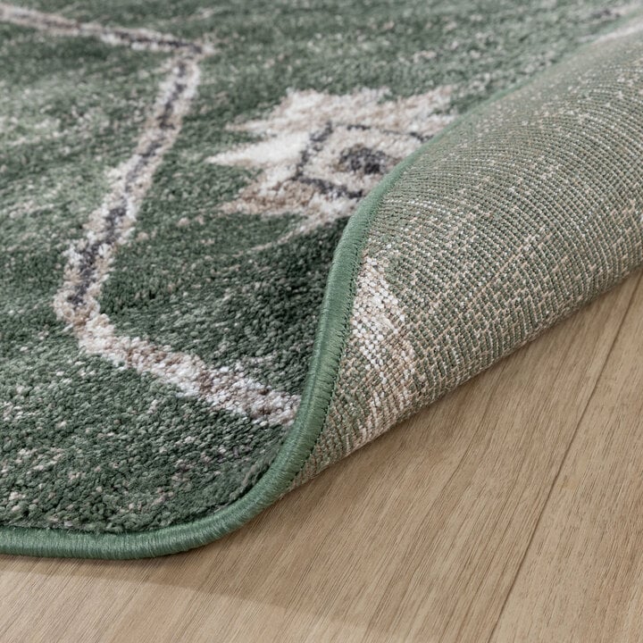 Berberteppich Rund - Blend Aztec Grün - 5