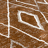 Berberteppich Rund - Blend Diamond Rostbraun - thumbnail 2