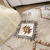 Berberteppich Rund - Blend Aztec Beige - thumbnail 1