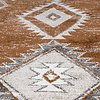 Berberteppich Rund - Blend Aztec Rostbraun - thumbnail 2