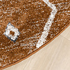 Berberteppich Rund - Blend Aztec Rostbraun - thumbnail 3