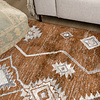 Berberteppich - Blend Aztec Rostbraun - thumbnail 1