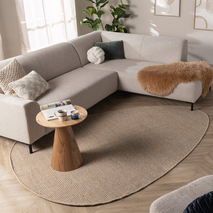 Wollteppich Organisch - Bliss Beige Braun