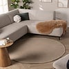 Wollteppich Rund - Bliss Beige Braun - thumbnail
