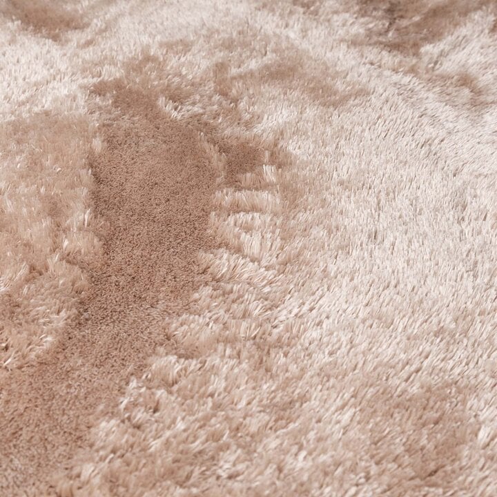 Waschbarer Flauschiger Teppich - Shimmer Beige - 3