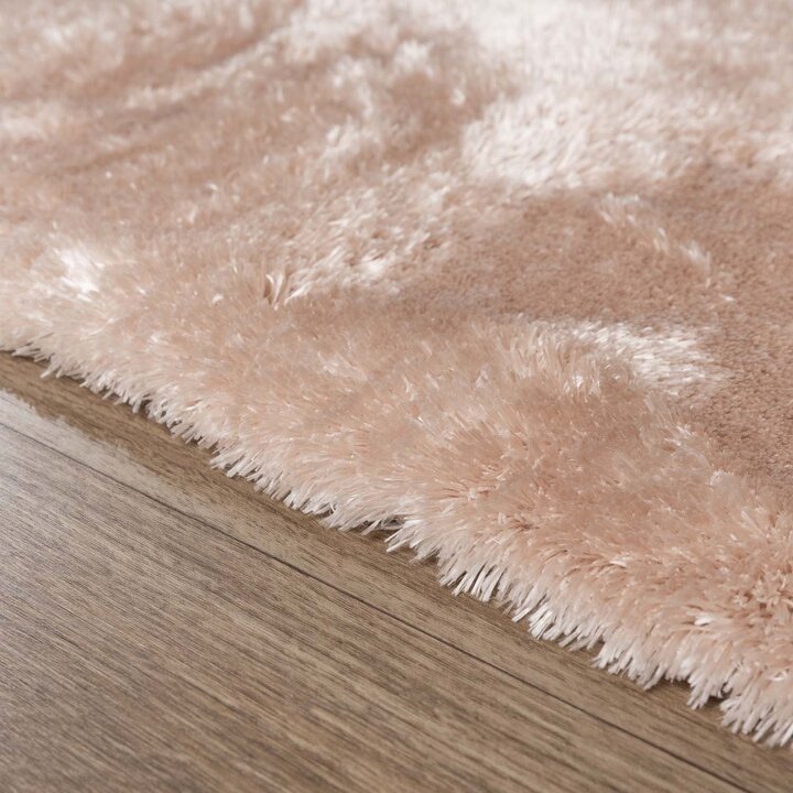 Waschbarer Flauschiger Teppich - Shimmer Beige - 5