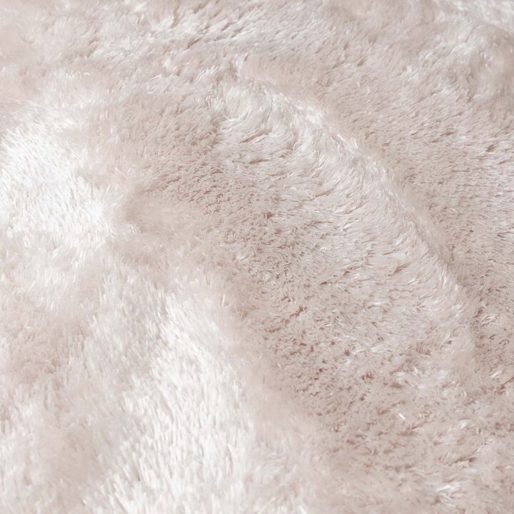 Waschbarer Flauschiger Teppich - Shimmer Creme - 3