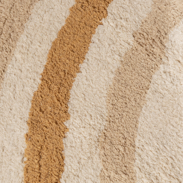 Waschbarer Kinderteppich Oval - Milo Beige - 2