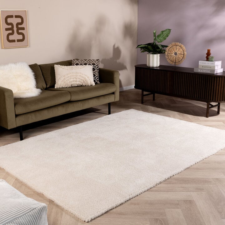 Weicher Teppich – Teddy Creme