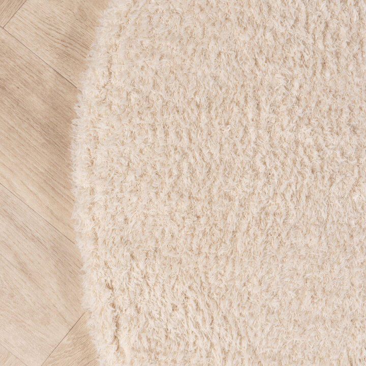 Weicher organischer Teppich – Teddy Creme - 4