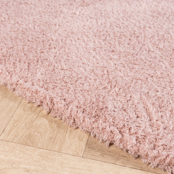 Weicher organischer Teppich – Teddy Rosa - 5