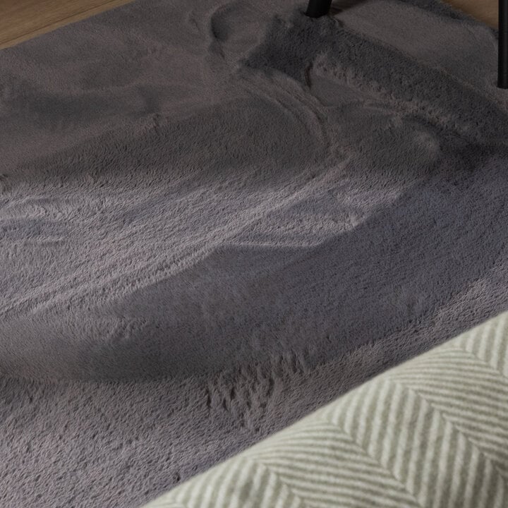Flauschiger Läufer - Cozy Anthrazit - 1