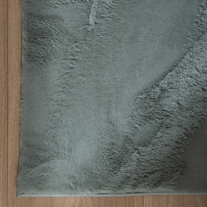 Flauschiger Läufer - Cozy Grün - 3