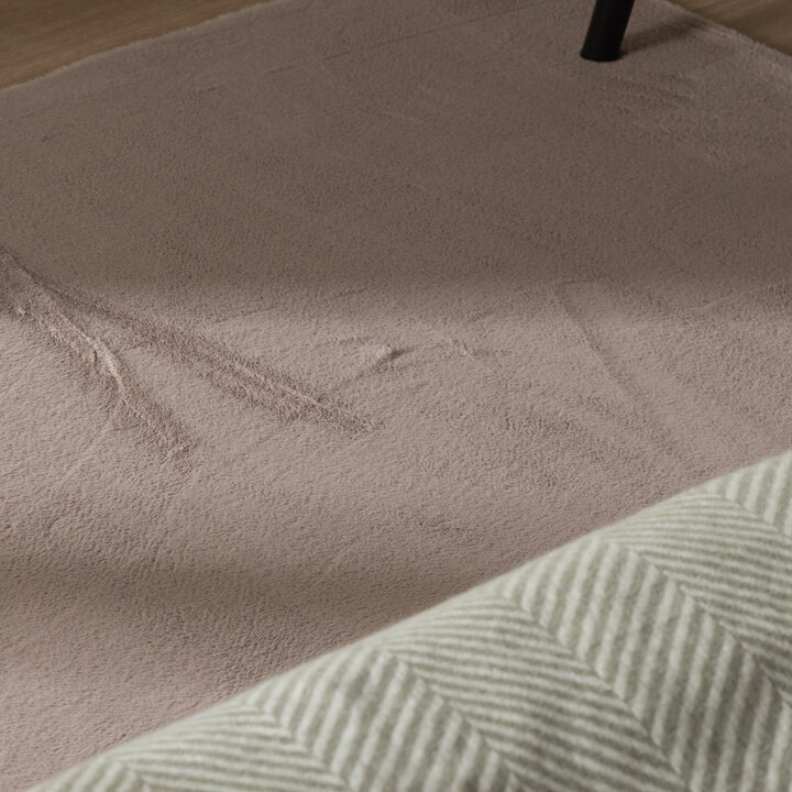 Flauschiger Läufer - Cozy Taupe - 1