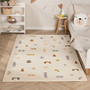 Teppich Kinderzimmer - Lux Geo Bunt Creme - thumbnail