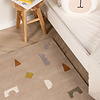 Teppich Kinderzimmer - Lux Geo Bunt Beige - thumbnail 1