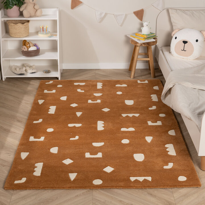 Teppich Kinderzimmer - Lux Geo Terra Uni