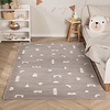 Teppich Kinderzimmer - Lux Geo Silber - thumbnail
