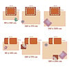 Teppich Kinderzimmer - Lux Geo Silber - thumbnail 6