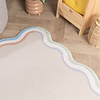 Teppich Organisch - Molly Wavy Beige Lila - thumbnail 1
