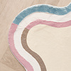 Teppich Organisch - Molly Wavy Beige Rosa - thumbnail 3