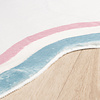 Teppich Organisch - Molly Wavy Weiß Rosa - thumbnail 4