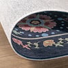 Teppich Vintage Rund - Bibi Medaillon Blau - thumbnail 4