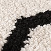 Waschbarer Teppich - Myrre Weiß Schwarz - thumbnail 2