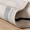 Waschbarer Teppich - Myrre Weiß Schwarz - thumbnail 5