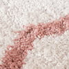 Waschbarer Teppich - Myrre Weiß Rosa - thumbnail 2