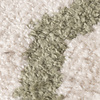 Waschbarer Teppich - Myrre Weiß Grün - thumbnail 2