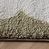 Waschbarer Teppich - Myrre Grün Weiß - thumbnail 4