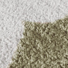 Waschbarer Teppich - Myrre Grün Weiß - thumbnail 2