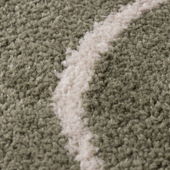 Waschbarer Teppich - Myrre Swirl Grün - 3
