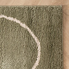 Waschbarer Teppich - Myrre Swirl Grün - thumbnail 4