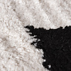 Waschbarer Teppich Rund - Myrre Schwarz Weiß - thumbnail 2