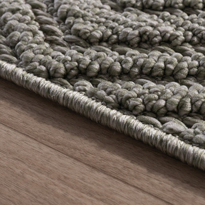 Teppich Läufer - Hidde 3D Diamond Grün - 5